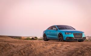Audi S5 Coupe on Carbon Graphite Vorsteiner Wheels (V-FF 104) 2016 года 